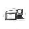 10.1inch 2DIN Installation Dash Kit fits for Honda Stream 2006-2013 RHD Aftermarket Android Car Radio Stereo Mounting Fascia Panel view 4