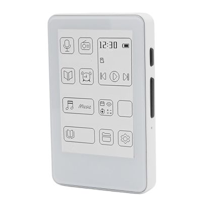 ciciglow Bluetooth MP3 Player 2.7in Ink Screen HiFi Sound Type C Charging Electronic Book MP3 Music Player Bluetooth Connectivity for Home Outdoor Travel