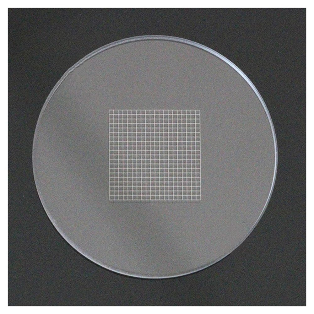 Microscope Accessories Kit Diameter 24mm Stereo Microscope Micrometer Graticule Ruler Ocular Reticle for CX23 Microscope Slides(NO.944)