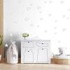 40 Pcs Star Wall Decals, Self Adhesive Silver Star Wall Decor Removable Peel and Stick Acrylic Mirror Stickers with 3 Different Size for Bedroom Living Room DIY Background Art Decor view 3