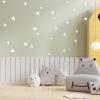 40 Pcs Star Wall Decals, Self Adhesive Silver Star Wall Decor Removable Peel and Stick Acrylic Mirror Stickers with 3 Different Size for Bedroom Living Room DIY Background Art Decor view 4