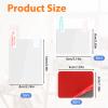 6 Pcs Electrostatic Sticker Mounting Dash Cam 6 Pcs Double-Sided Sticker for Windshield Dashcam Car Windshield Electrostatic Film Reusable Weatherproof Electrostatic-Stickers (8x6cm and 8x10cm) view 2