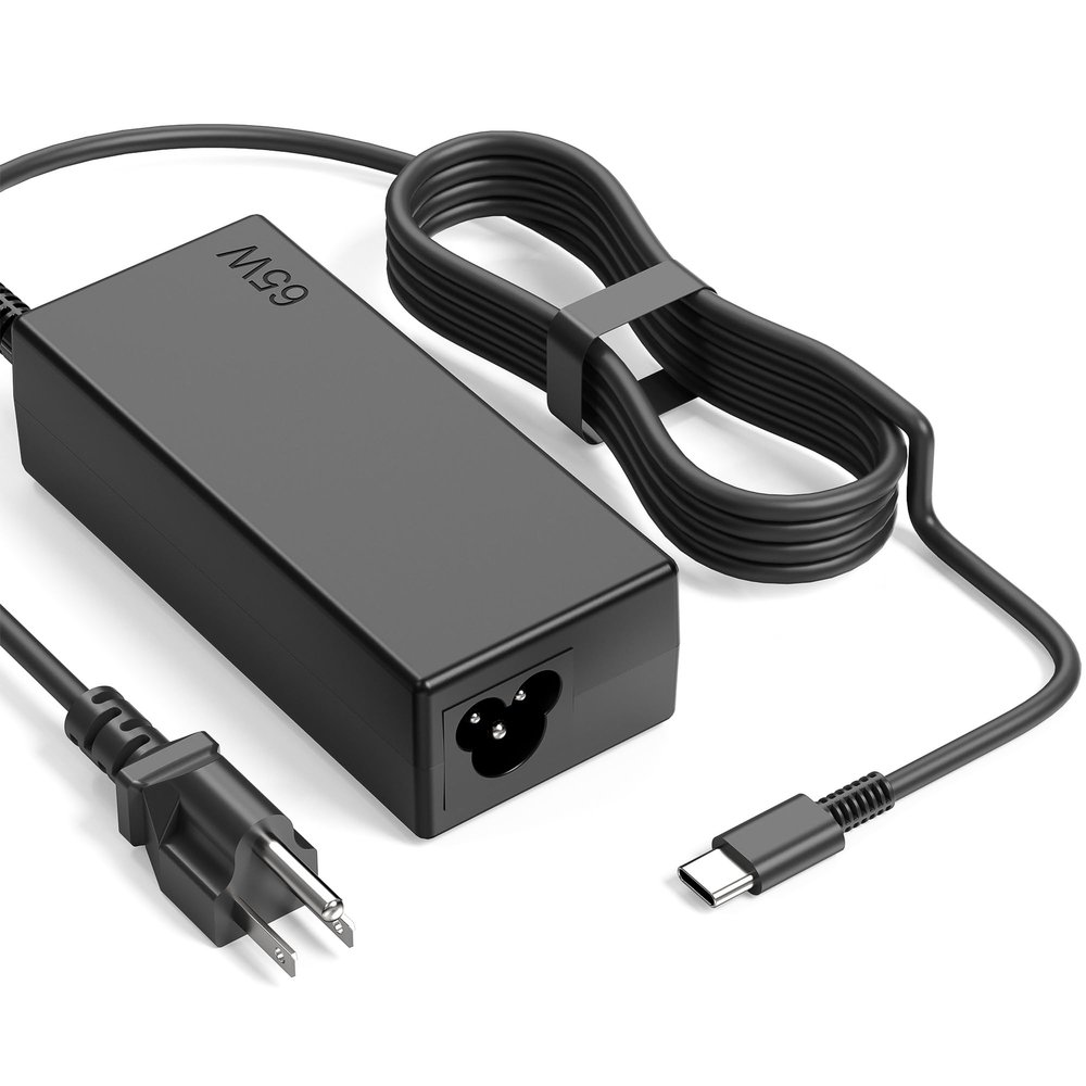 DJW Replacement for Lenovo Laptop Charger USB C 65W, Compatible with Lenovo ThinkPad X1 X13 T14 T15 E14 E15 T480s T490 E480 Yoga 7i 9i Thinkbook 13s 14 15 16 Yoga C930 C940 720 Chromebook Charger