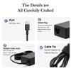 DJW Replacement for Lenovo Laptop Charger USB C 65W, Compatible with Lenovo ThinkPad X1 X13 T14 T15 E14 E15 T480s T490 E480 Yoga 7i 9i Thinkbook 13s 14 15 16 Yoga C930 C940 720 Chromebook Charger view 2