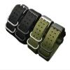 HMFang Nylon Watch Strap 22mm 23mm Watch Band Waterproof Sport For Watchbands Strap Black Fashion Bracelet For Men Belt(Black one silver,23mm) view 2