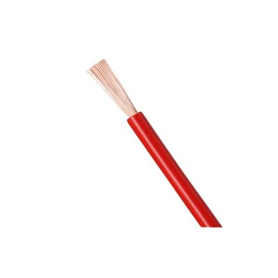 9Colors Soft Copper Wire Flexible Cable 210V 240V 380V PVC Power Strand Electrical Wires Wiring Diagram 22 20 18 16 14 12 10 AWG(RV-Red,1M_12 AWG)