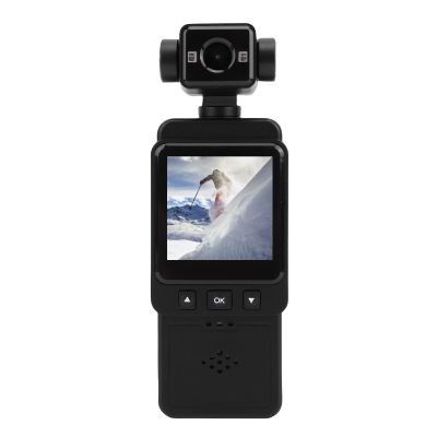 Depisuta 1080P Camera Vlog Camcorder Multi Axis Stabilization 270 Degree and 180 Degree Lens Rotation Multifunctional for Outdoor Photography