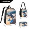 Dyale Adjustable Rucksack Lunch Bag Pencil Case Tralalero Tralala Backpacks 3pcs Set Primary Secondary Daypacks Work Laptop Bookbags Daily Gifts view 3