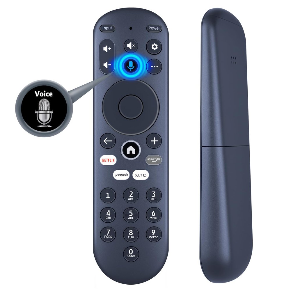 GWVEE Replacement for Element Xumo TV Stream Box Voice Remote Control, for Element 65 4K UHD HDR Xumo TV E500AC65C E500AC55C, for SCXI11BEI Stream Box