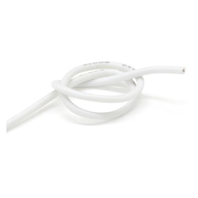 11Colors Heat-Resistant Silicone Wire Ultra Soft Electrical Wires Electronic componen Cable DC led 18awg 20awg 22awg 24awg 26awg(White,10M_18 AWG)