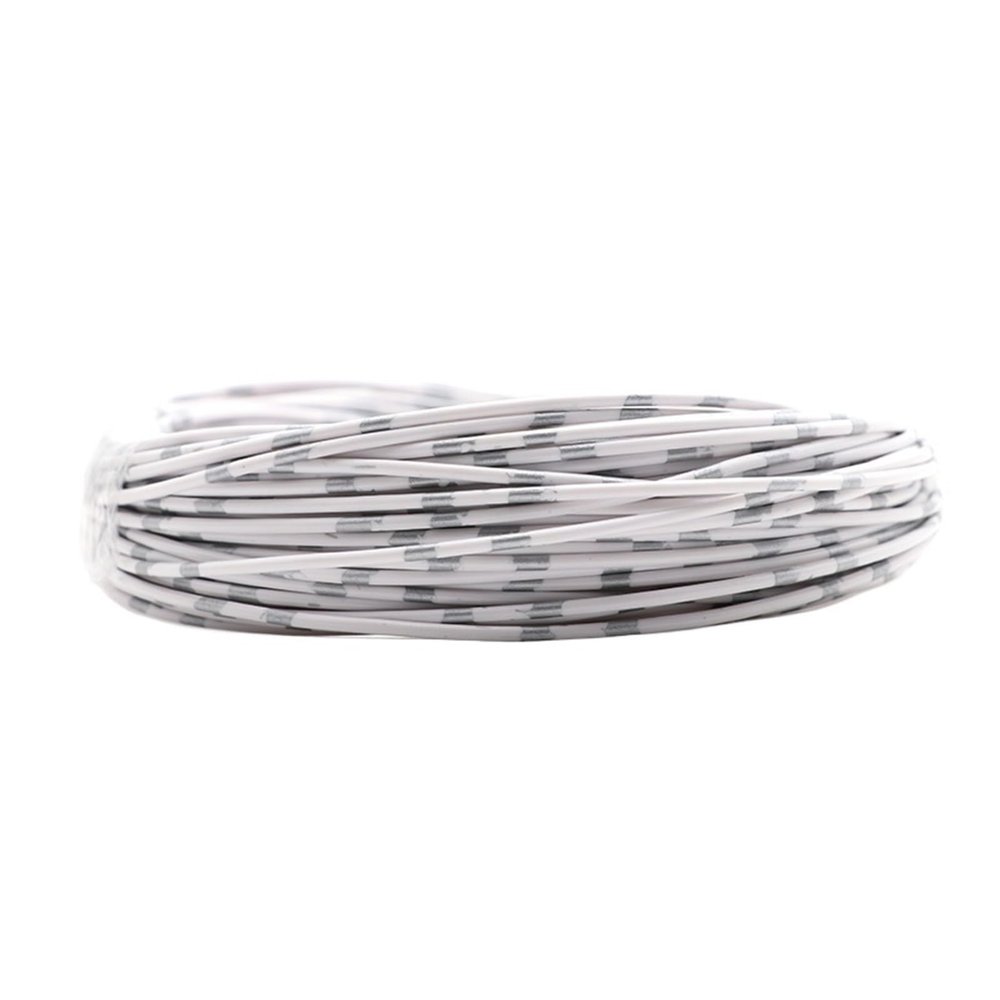 5-50M AVSS Car Modified Wire 22 20 18 16 14 13AWG Speaker Audio Cable OFC Oxygen-Free Pure Copper Twisted Pair Power Cord Line(White,10 Meters_22AWG SQ0.3MM)