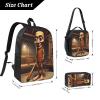 Dyale Adjustable Rucksack Lunch Bag Pencil Case Tung Tung Tung Sahur Backpacks 3pcs Set Primary Secondary Daypacks Work Laptop Bookbags Daily Gifts view 3