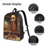 Dyale Adjustable Rucksack Lunch Bag Pencil Case Tung Tung Tung Sahur Backpacks 3pcs Set Primary Secondary Daypacks Work Laptop Bookbags Daily Gifts view 4