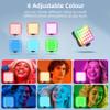 Zeadio Portable RGB Pocket Light with Clip - Adjustable 3000K-7000K Color Temperature, CRI95, Camera Small Video Selfie Light for Tabletop Filming/Selfie/Cell Phone/Photography, Pack of 2 view 2