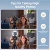 Zeadio Portable RGB Pocket Light with Clip - Adjustable 3000K-7000K Color Temperature, CRI95, Camera Small Video Selfie Light for Tabletop Filming/Selfie/Cell Phone/Photography, Pack of 2 view 4