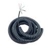 4Cores PUR Spring Spiral Shielded Cable Signal Telescopic Wire 26/24/22/20AWG Stretchable Wire Shrinkable Cable Shielded Cord(Stretch 2Meters,4C 26 AWG0.15mm2) view 1