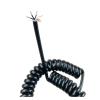 4Cores PUR Spring Spiral Shielded Cable Signal Telescopic Wire 26/24/22/20AWG Stretchable Wire Shrinkable Cable Shielded Cord(Stretch 2Meters,4C 26 AWG0.15mm2) view 3