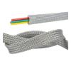 Grey PET Braided Cable Sleeve 2/4/6/8/10/12/14/16/20/25/30~60mm Expandable High Density Insulated Cables Protection Wrap Sheath(35MM_50 Meters) view 1
