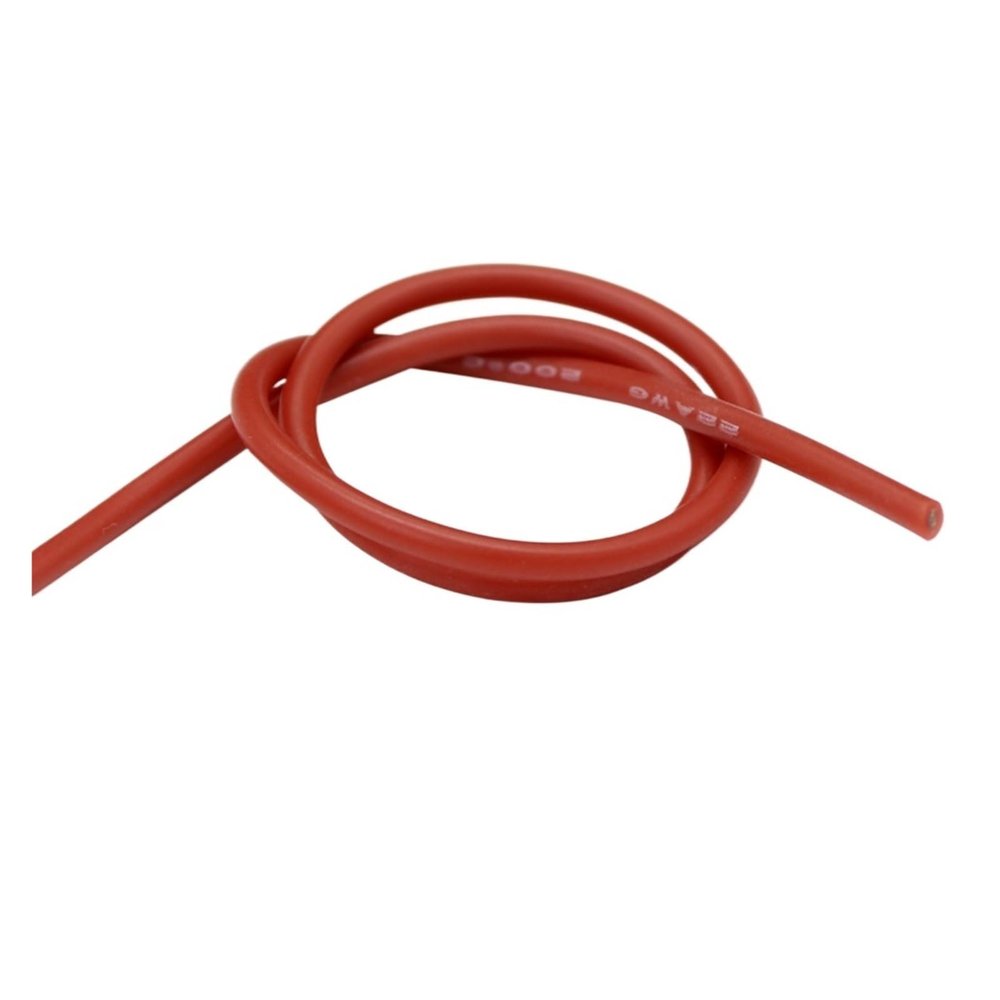 11Colors Heat-Resistant Silicone Wire Ultra Soft Electrical Wires Electronic componen Cable DC led 18awg 20awg 22awg 24awg 26awg(Brown,1M_18 AWG)