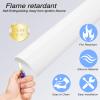 39" Silicone Cord Hider for 2-3 Cords,Flexible Side-Opening Self-Adhesive Cord Covers for Wires on Wall Mount TV,Easier Setup for Home Office Cable Management Wire Hider,1.1" W x 0.6" H,White view 3