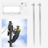 Tyenaza 2Pcs Portable Ground Rod, Copper Plated Iron Threaded Connection Grounding Pin for Electric Fences Antennas Satellite Dishes 12x300mm view 4