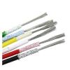 Heat Resistant 300C Glass Fiber Braided high Temperature Silicone Wire and Cable 0.3mm 0.5mm 0.75mm 1.0mm 1.5mm 2.5mm 4mm 6mm(White,1M_1.0MM17AWG) view 1
