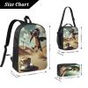 Dyale Adjustable Rucksack Lunch Bag Pencil Case Frulli Frulla Backpacks 3pcs Set Primary Secondary Daypacks Work Laptop Bookbags Daily Gifts view 2
