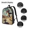 Dyale Adjustable Rucksack Lunch Bag Pencil Case Frulli Frulla Backpacks 3pcs Set Primary Secondary Daypacks Work Laptop Bookbags Daily Gifts view 3