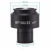 1PCS 2PCS WF10X/22 WF10X Wide Angle Eyepiece Diopter Adjustable High Eye Point Interface Size 23.2mm Eyepiece(2PCS with Eye Cups) view 2