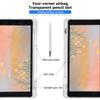 Blue Flower Case for iPad 9th/7th/8th Generation(2021/2020/2019 10.2 Inch) Cute Floral Trifold Stand White Leather Case Clear Back Cover with Pencil Holder Auto Wake/Sleep view 3