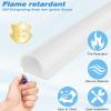 39" Silicone Cord Hider for 1 Cord,Flexible Side-Opening Self-Adhesive Cord Covers for Wires on Wall Mount TV,Easier Setup for Home Office Cable Management Wire Hider,0.54" W x 0.39" H,White view 3