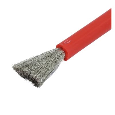 Heat-Resistant Cable Wire Soft Silicone Wire 12AWG 14AWG 16AWG 18AWG 20AWG 22AWG 24AWG 26AWG 28AWG 30AWG Heat-Resistant Silicone(White,1M_14 AWG)