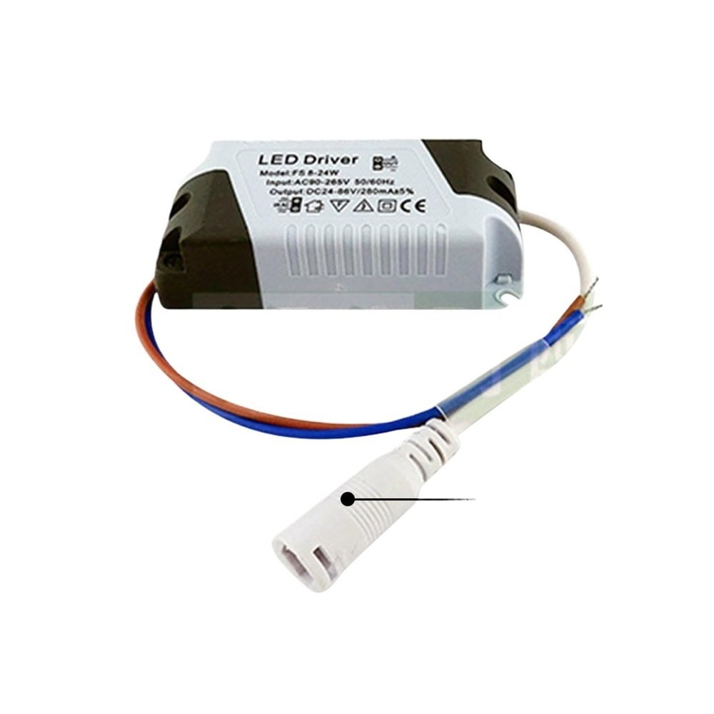 280mA Constant Current DC LED Drivers 8-18W 8-24W LED Power Supplies AC90-240V Electronic Transformer DC Female Socket LED Lamp(8-24W)