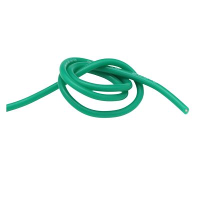 11Colors Heat-Resistant Silicone Wire Ultra Soft Electrical Wires Electronic componen Cable DC led 18awg 20awg 22awg 24awg 26awg(Green,5M_18 AWG)