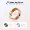 MOMAX 1-Sense Soul Worlds 1st Haptic Smart Ring, AI Mood & Fitness Tracker with Touch Control, 5ATM Waterproof, No APP Subscription, Android & iOS Compatible view 3