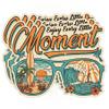 3 Pack Vinyl Waterproof Stickers 2" - Enjoy Every Little Moment Sticker Funny Beach Ocean Life Coastal Aesthetic Decals for Water Bottle, Tumbler, Laptop, Phone, Car - Gift for Men & Women view 1