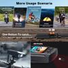 Waterproof Action Cameras 4K,Stabilization,Motorcycle Helmet Camera view 3
