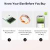MOMAX 1-Sense Soul Worlds 1st Haptic Smart Ring, AI Mood & Fitness Tracker with Touch Control, 5ATM Waterproof, No APP Subscription, Android & iOS Compatible view 2