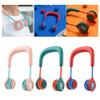 GRABAGECAN Portable USB Fan Outdoor Cooling Fan Cartoon Hanging Neck Fans for Family Kids view 2