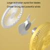 GRABAGECAN Travel Cooling Fans Handheld Portable Small Fans 2 Speed Handheld High Speed Fan Travel Fan for Outdoor Indoor Activity view 3