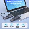 2025 Upgraded Wireless HDMI Transmitter and Receiver, 4K Decode 1080P@60Hz Ultra HD Video Output, LED Display, Plug&Play 5G+2.4G for Video and Audio to Monitor from PC/Projector/TV Box view 2