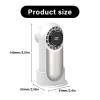GRABAGECAN Handheld Fan Digital Display Outdoor Cooling Fan 3600mAh Table Fans 100 Speed Setting for Travel and Outdoor Activity view 4