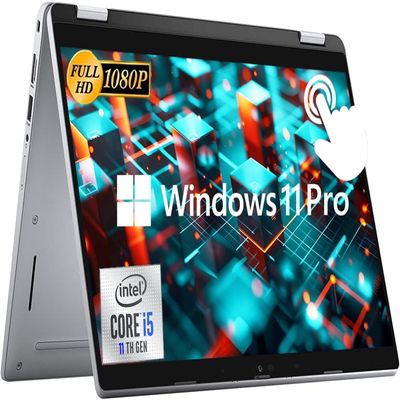 Dell Latitude 5320 2-in-1 13.3" FHD Touchscreen Laptop Computer, 11th Gen Intel Quad Core i5, 16GB DDR4 RAM, 512GB SSD, Backlit Keyboard, HDMI, Thunderbolt 4, Windows 11 Pro (Renewed)
