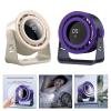 GRABAGECAN Fans, Practical Small Cooling Fan Digital Display Fan with 5 Adjustable Speed Suitable for Indoor Desk and Wall Mounting view 2