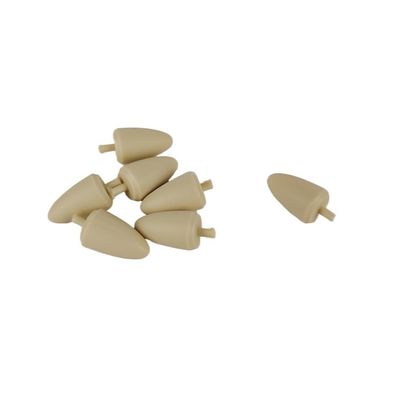 Unpainted Resin Satellite Antenna Set 10 PCS Mixed Diameters 1020/6.514 mm, Scale Model Boat/Ship Upgrade(D10*H20mm)