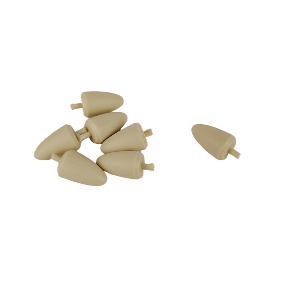 Unpainted Resin Satellite Antenna Set 10 PCS Mixed Diameters 1020/6.514 mm, Scale Model Boat/Ship Upgrade(D10*H20mm)