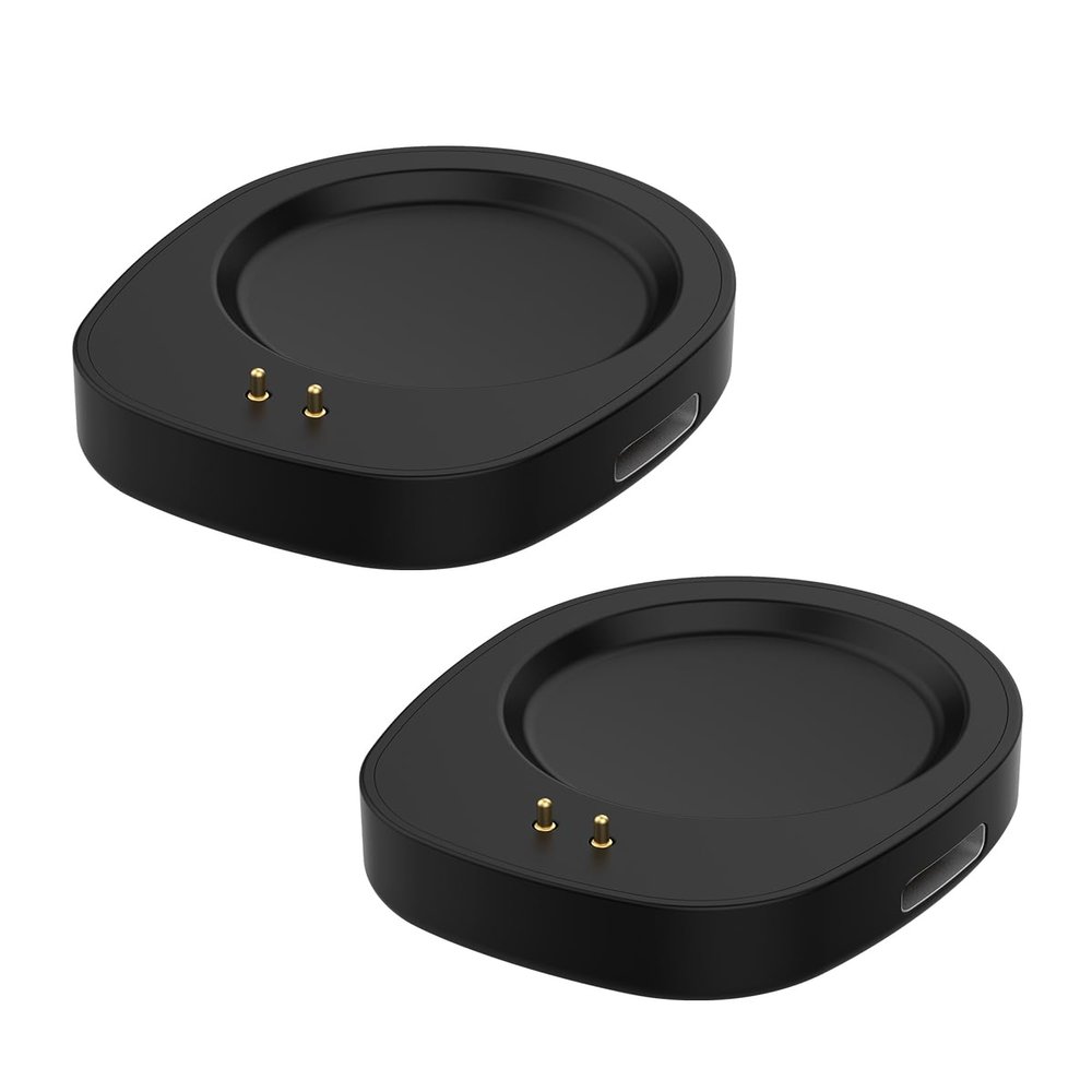 2Pack Dock Charger for Amazfit Helio Strap/Balance 2 / Balance/T-rex 3 Pro/T-rex 3 Type C Dock Chargers, KONXISA Portable Magnetic Charger Compatible with Amazfit Helio Strap/Balance/T-rex 3