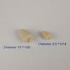 Unpainted Resin Satellite Antenna Set 10 PCS Mixed Diameters 1020/6.514 mm, Scale Model Boat/Ship Upgrade(D6.5*H14mm) view 3