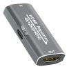 HDMI Booster Repeater 4K@60Hz for 80FT, HDMI Extender Female to Female Amplifier Signal Booster Plug & Play, for Gaming/Home Theater/Video Meeting/TV with USB-C Power Supply Port(Grey) view 1
