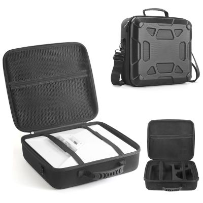 OCXLLEATLY Hard Travel Case Compatible with Starlink Mini, EVA Protective Bag with Carrying Shoulder Strap for Mini Star link, Kickstand, Pipe Adapter, Cables, Power Adapter(Black)